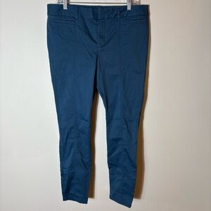 NWT LOFT Skinny Ankle Pants Blue Size 10